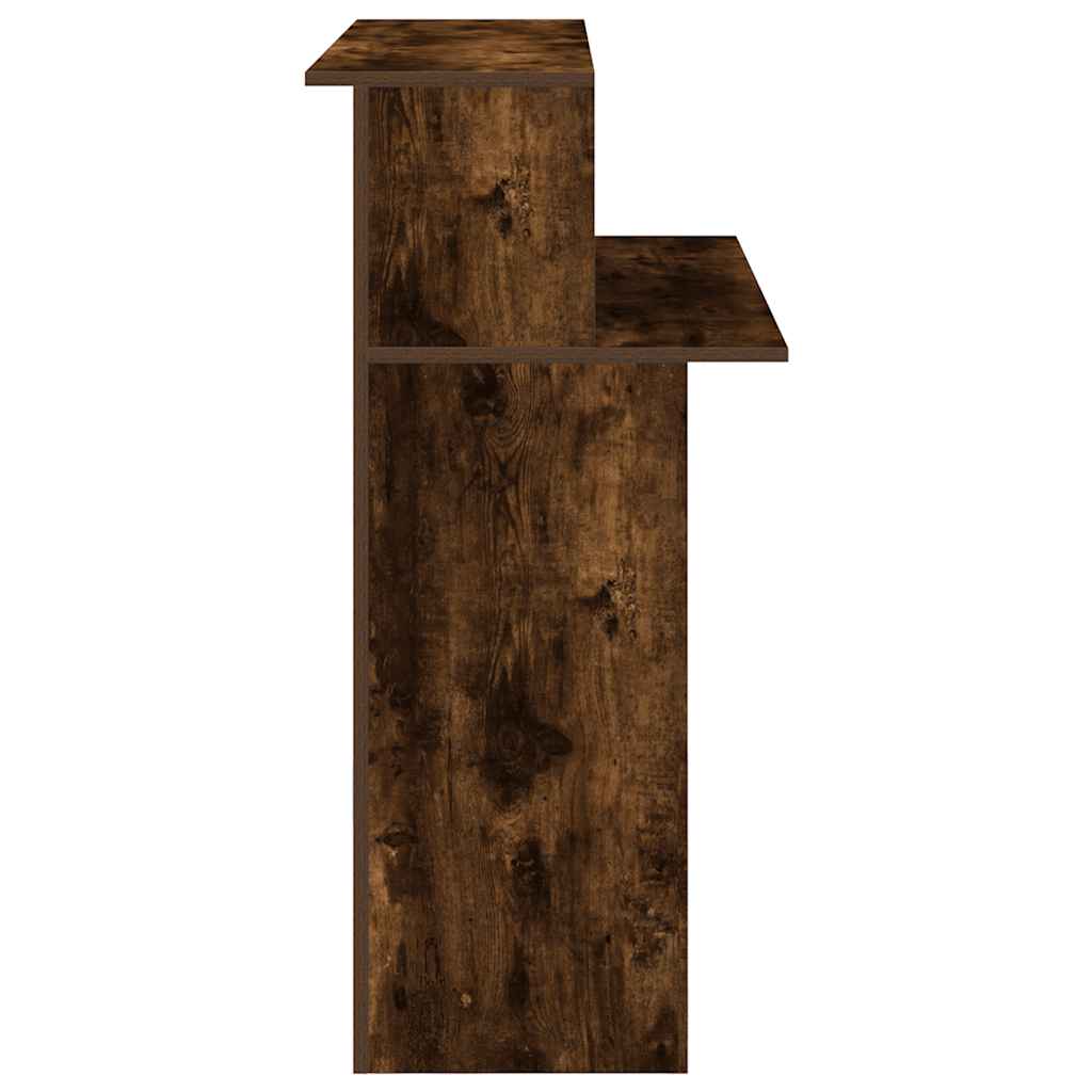 Recepciós pult füstös tölgy 100x50x103,5 cm szerelt fa