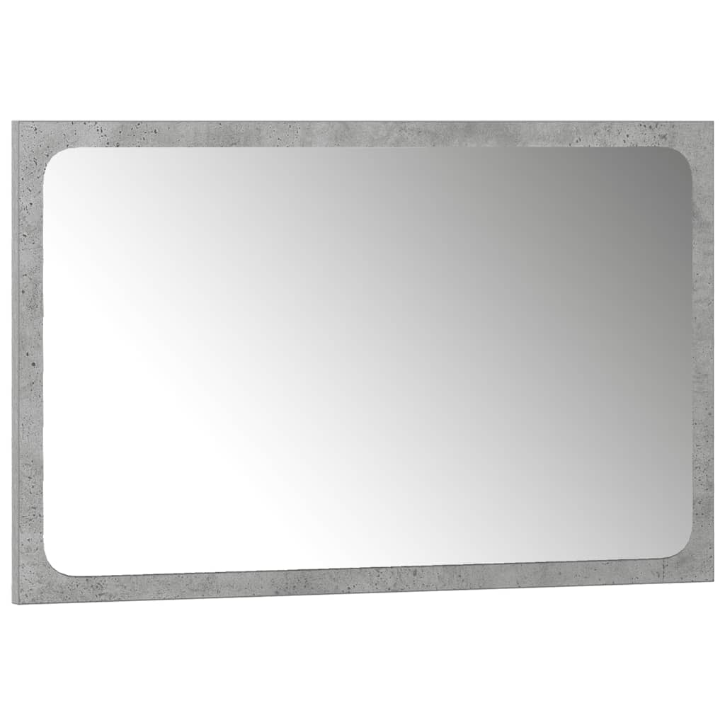 3 részes betonszürke szerelt fa fürdőszobai bútorszett