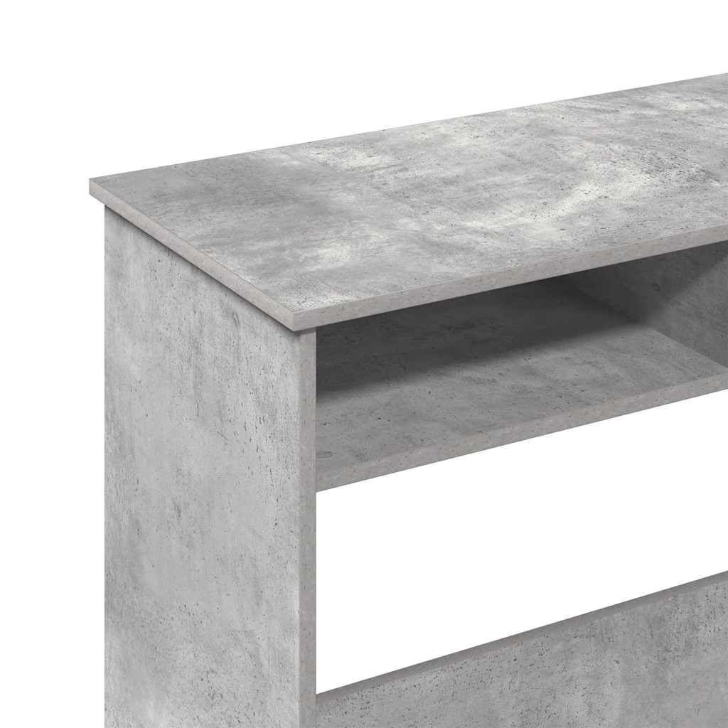 Betonszürke forgácslap íróasztal 80 x 40 x 75 cm