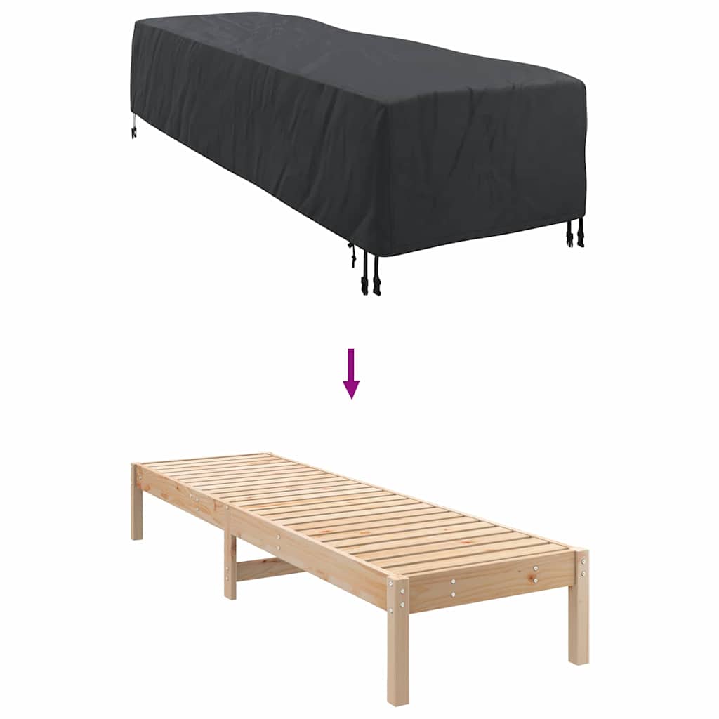 Kültéri bútorhuzat 210 x 74 x 40 cm 420d oxford szövet