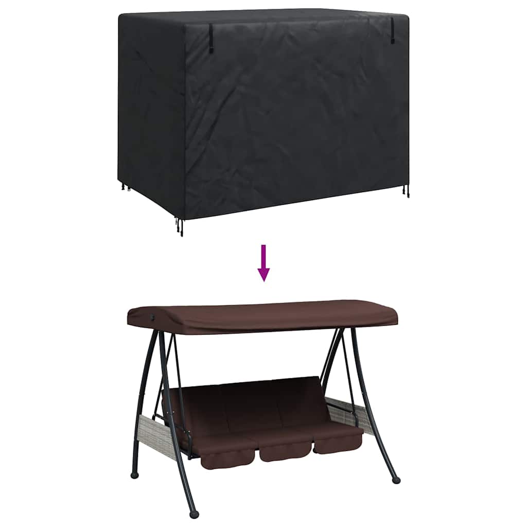 Kültéri hinta takaró 220 x 125 x 170 cm 600d oxford szövet