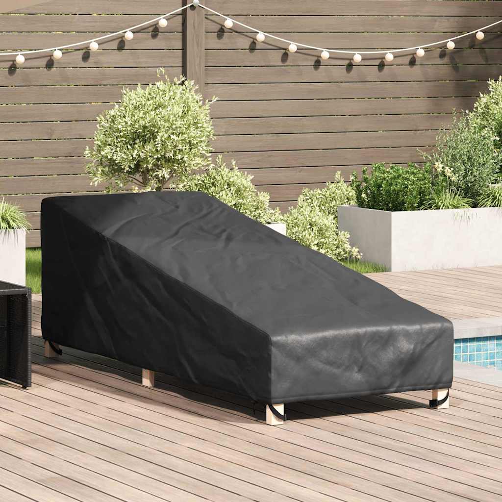 Kültéri bútor takaró fekete 210 x 80 x 75 cm 210d oxford szövet
