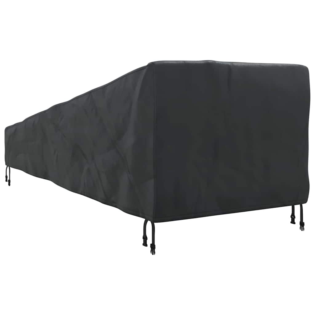 Kültéri bútor takaró fekete 210 x 80 x 75 cm 210d oxford szövet