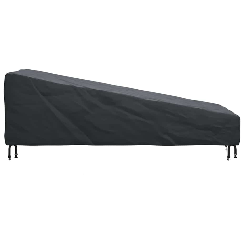 Kültéri bútor takaró fekete 210 x 80 x 75 cm 210d oxford szövet