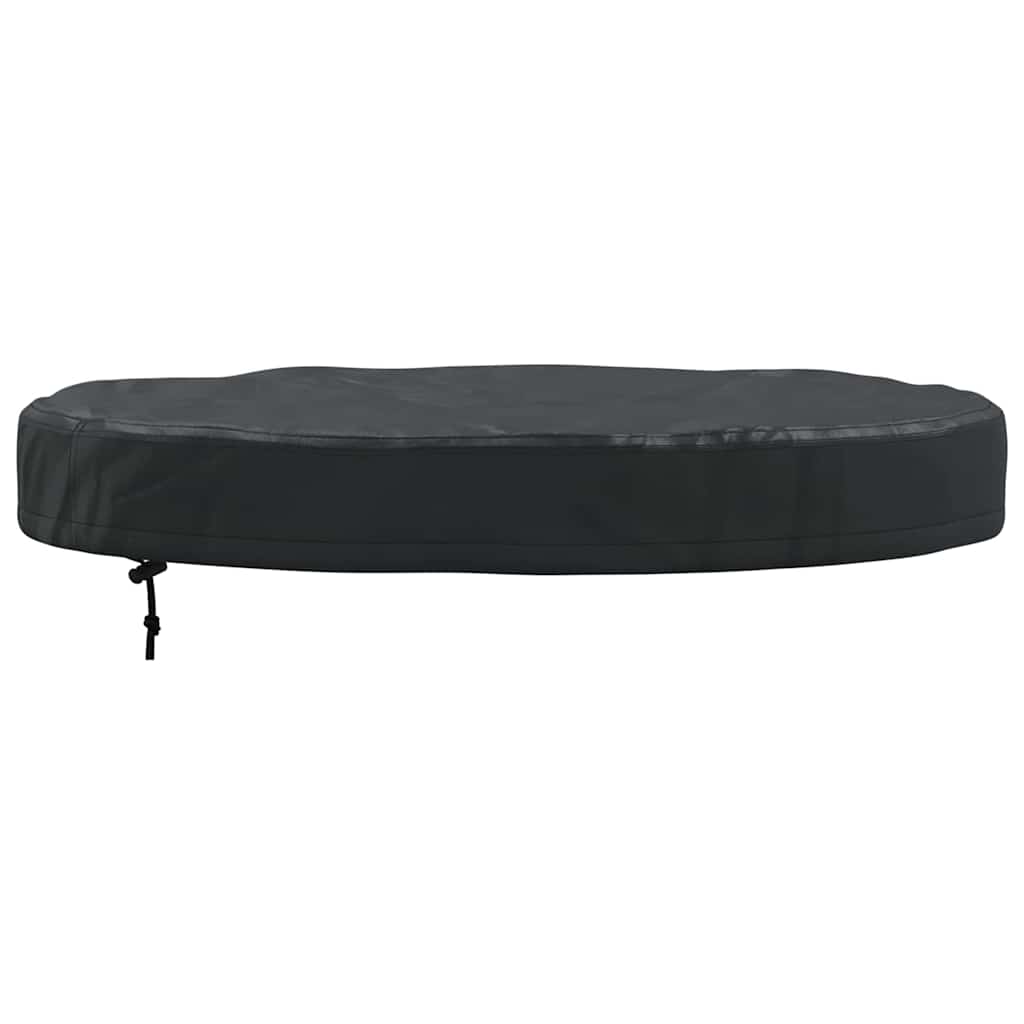 Kültéri asztal huzat fekete 82 x 82 x 10 cm 210d szövet