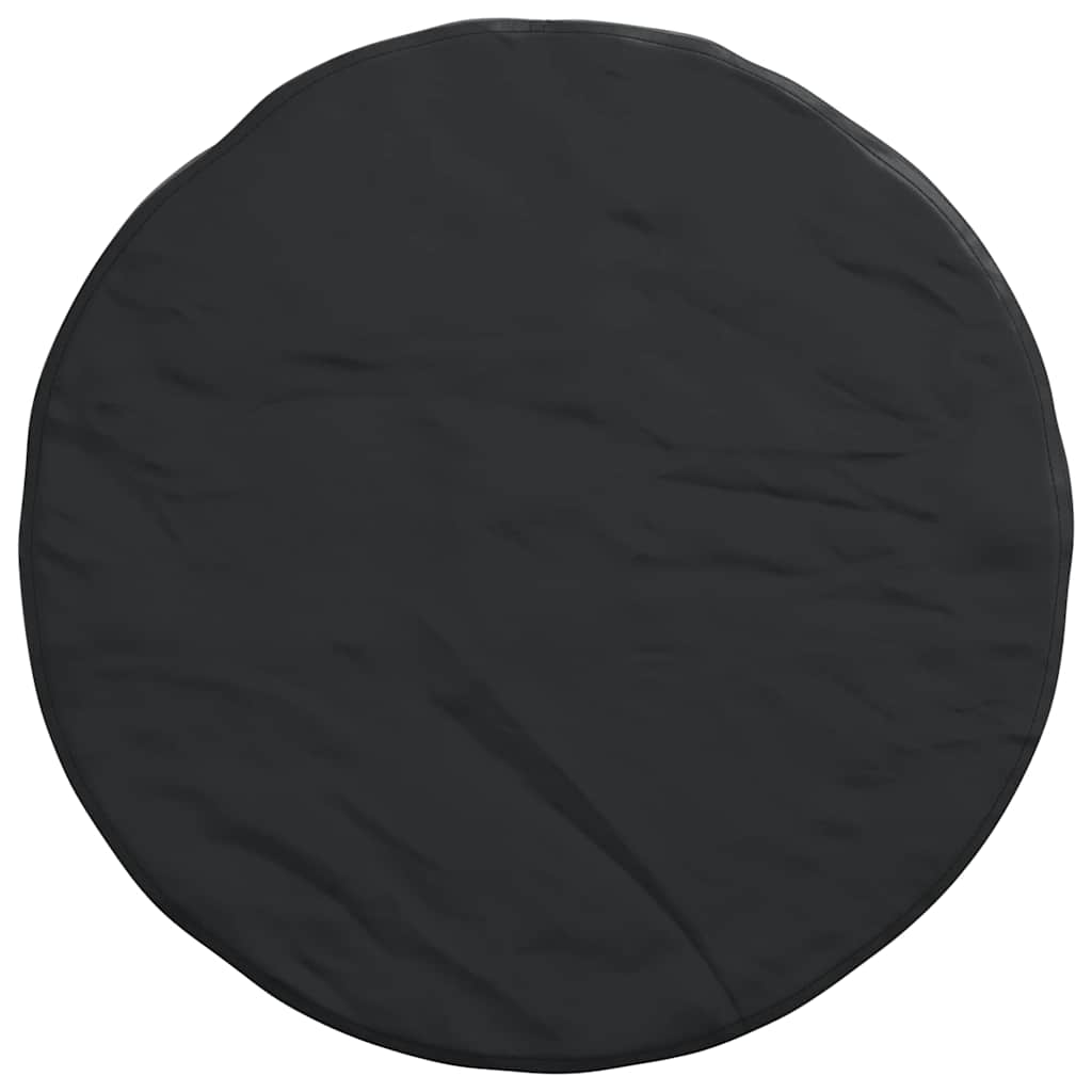 Kültéri asztal huzat fekete 112 x 112 x 10 cm 420d szövet