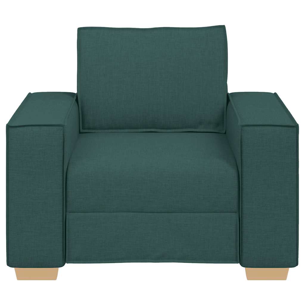 Sötétzöld szövet kanapéfotel 60 cm Sötétzöld szövet kanapéfotel 60 cm