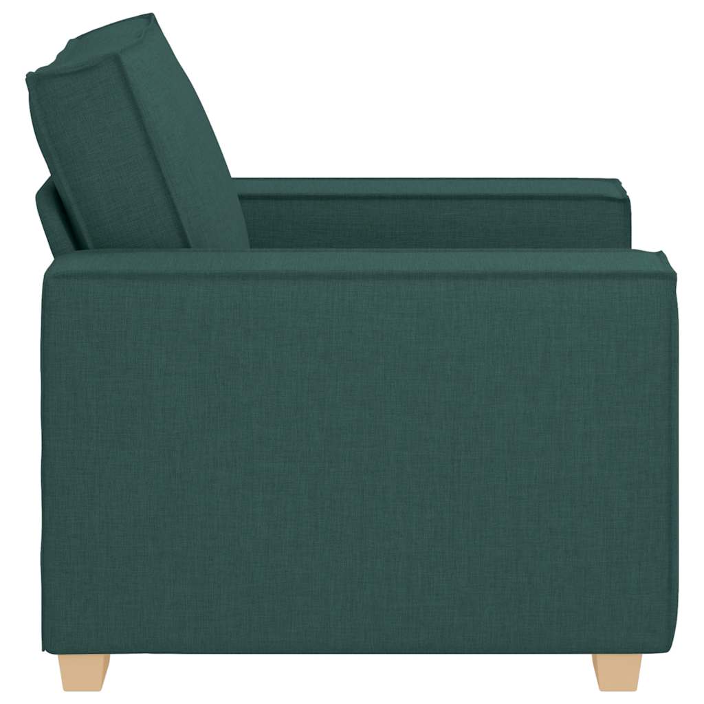 Sötétzöld szövet kanapéfotel 60 cm Sötétzöld szövet kanapéfotel 60 cm