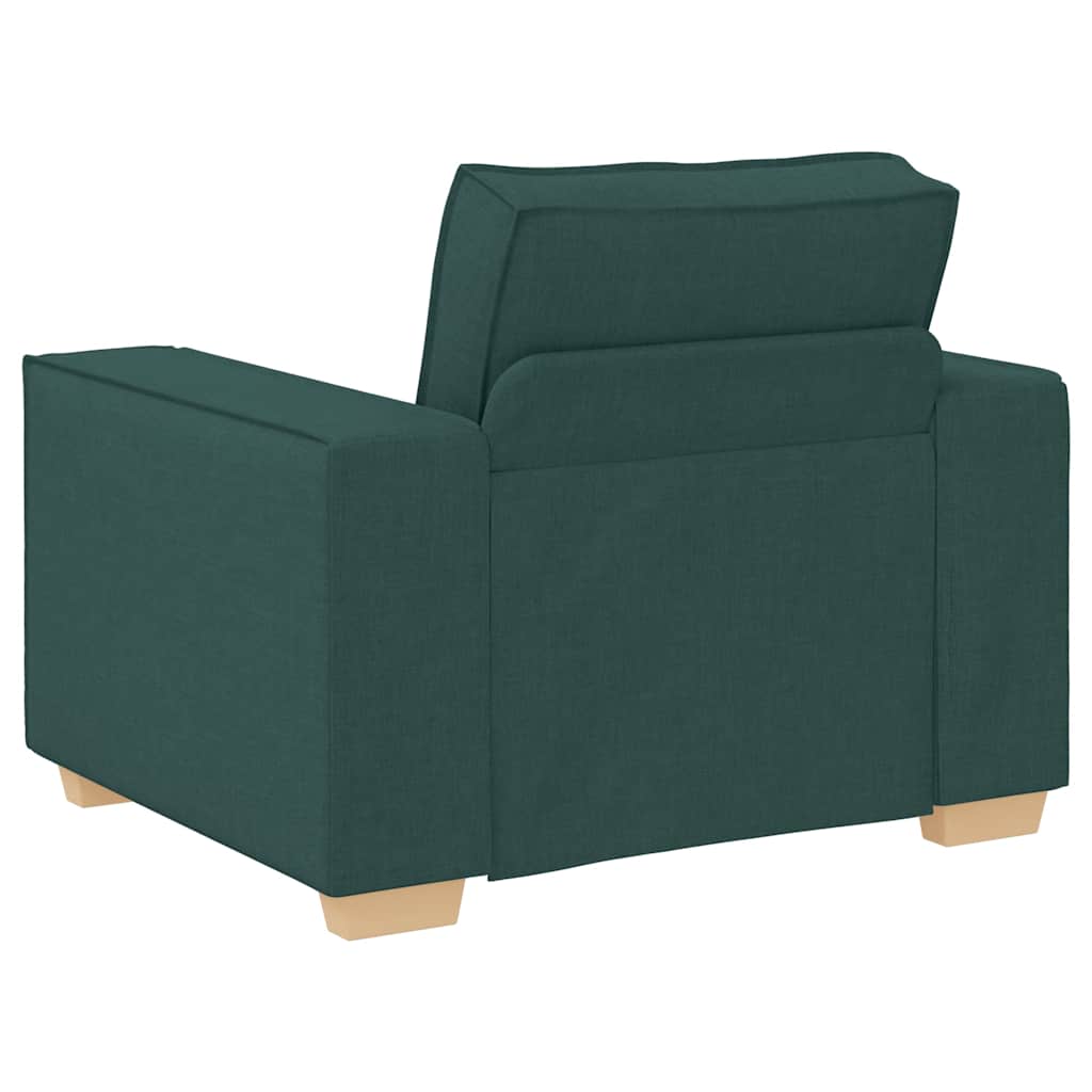 Sötétzöld szövet kanapéfotel 60 cm Sötétzöld szövet kanapéfotel 60 cm