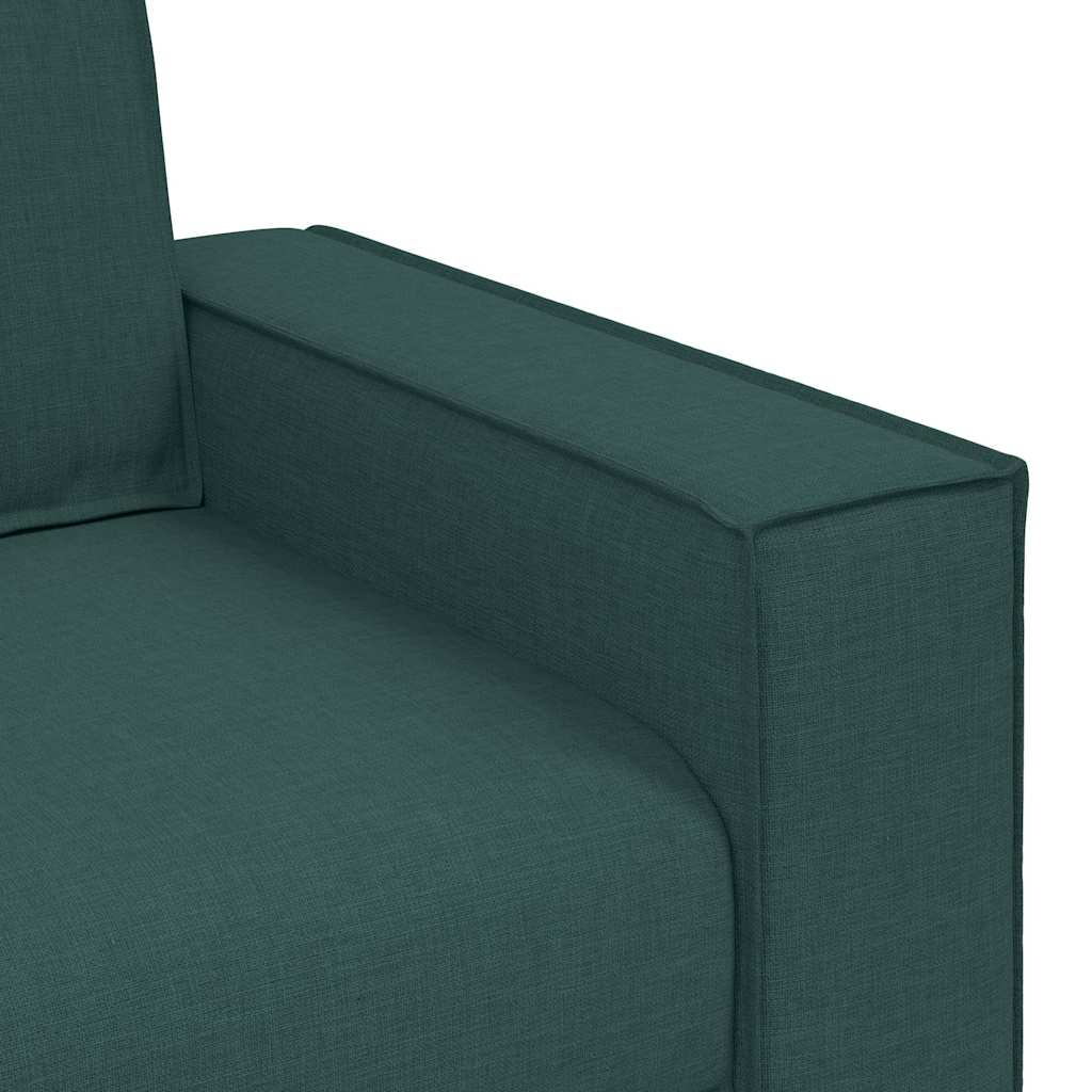 Sötétzöld szövet kanapéfotel 60 cm Sötétzöld szövet kanapéfotel 60 cm