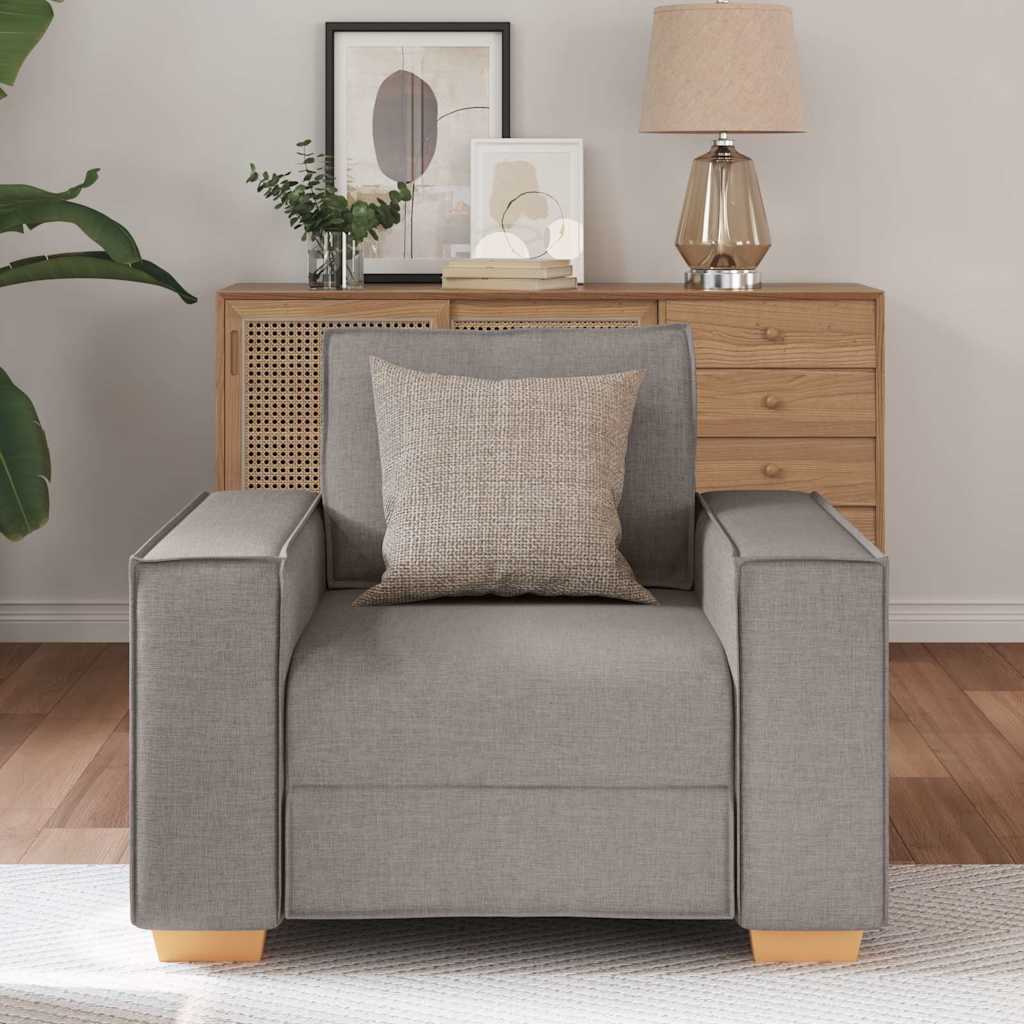 Bézs szövet kanapéfotel 60 cm Bézs szövet kanapéfotel 60 cm