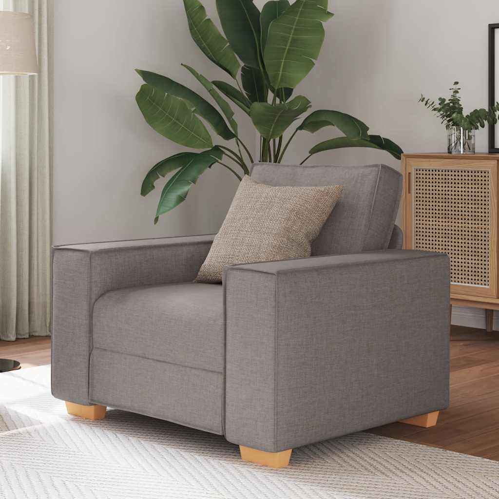 Bézs szövet kanapéfotel 60 cm Bézs szövet kanapéfotel 60 cm