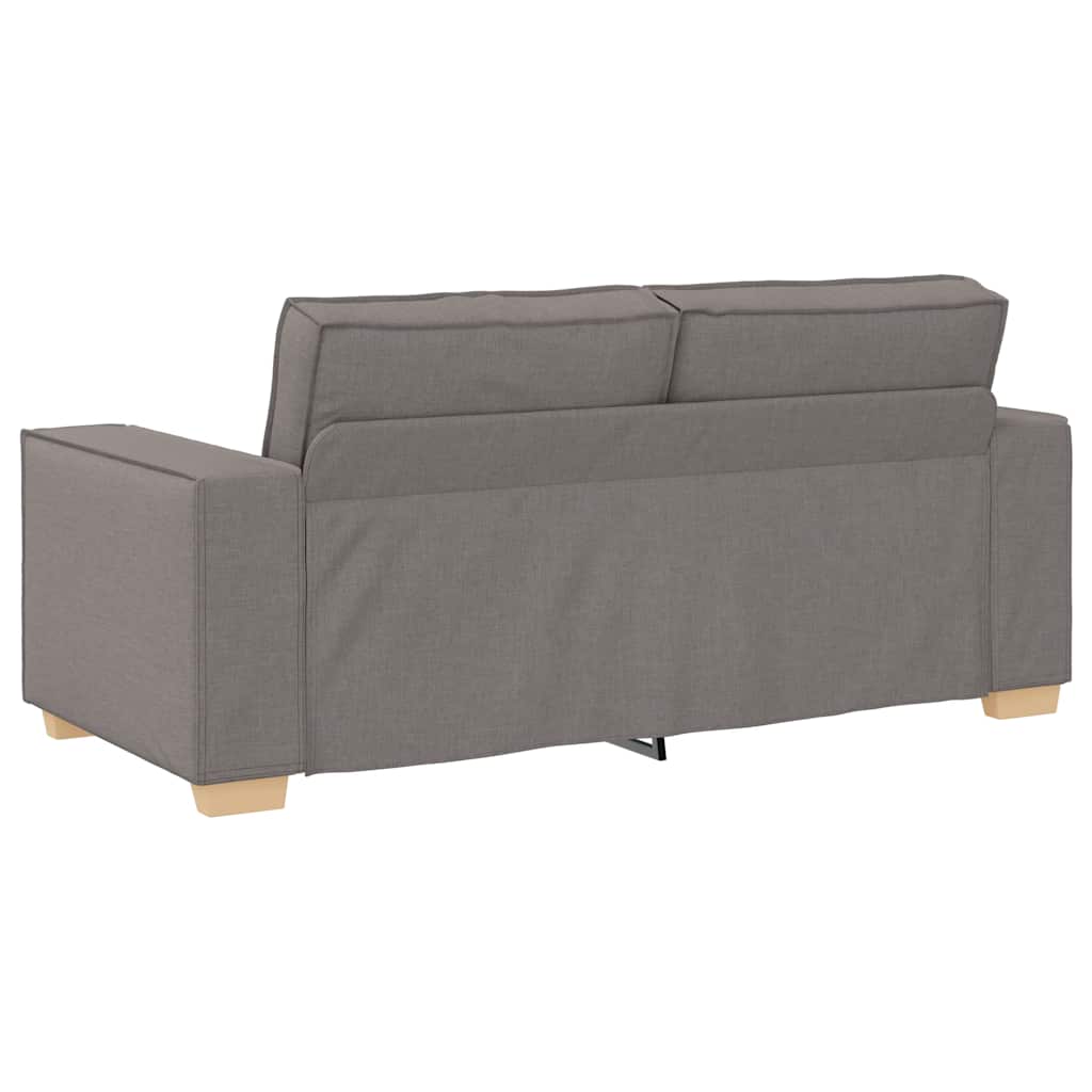 Kétszemélyes, bézs színű, szövetből készült kanapé 140 cm Kétszemélyes, bézs színű, szövetből készült kanapé 140 cm