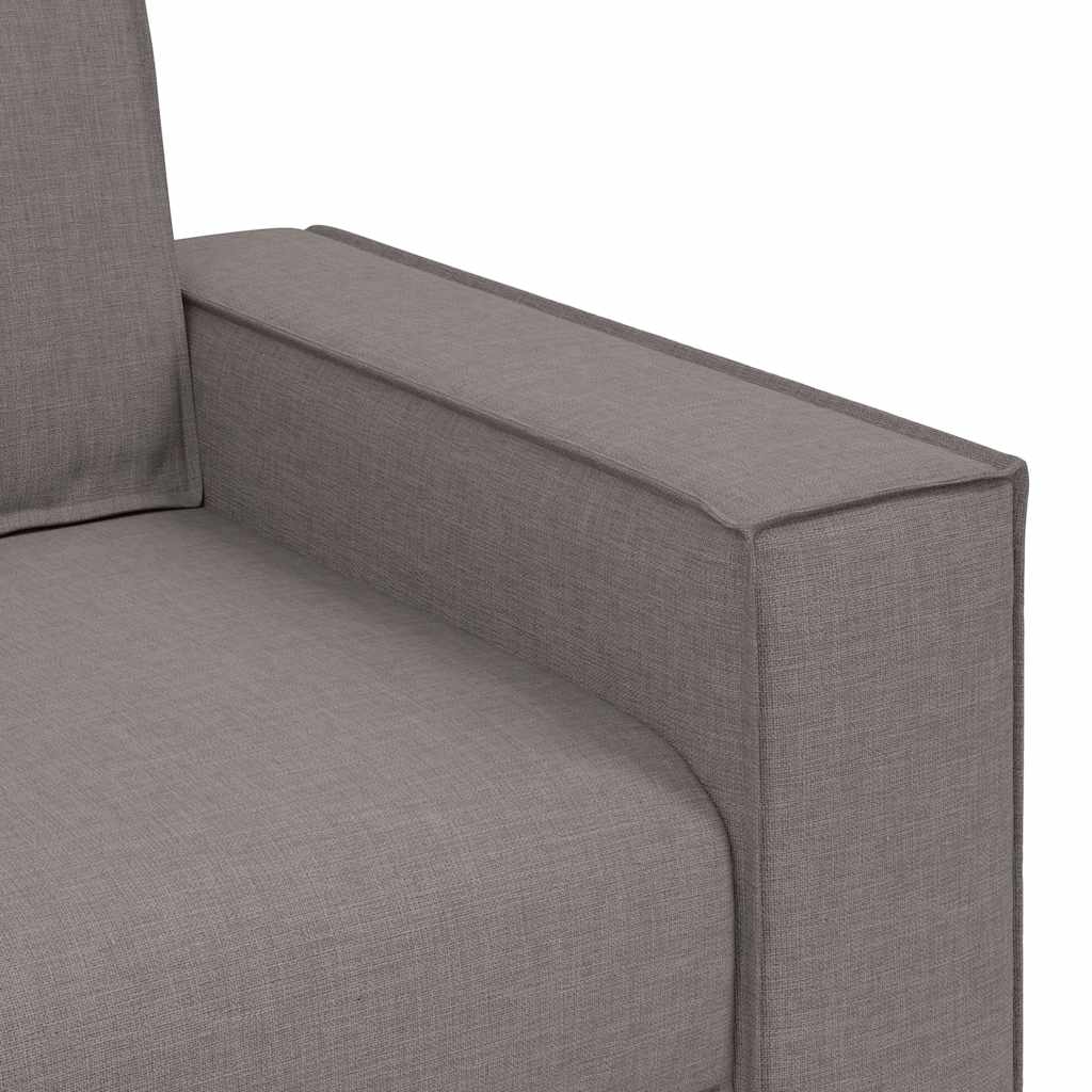 Kétszemélyes, bézs színű, szövetből készült kanapé 140 cm Kétszemélyes, bézs színű, szövetből készült kanapé 140 cm