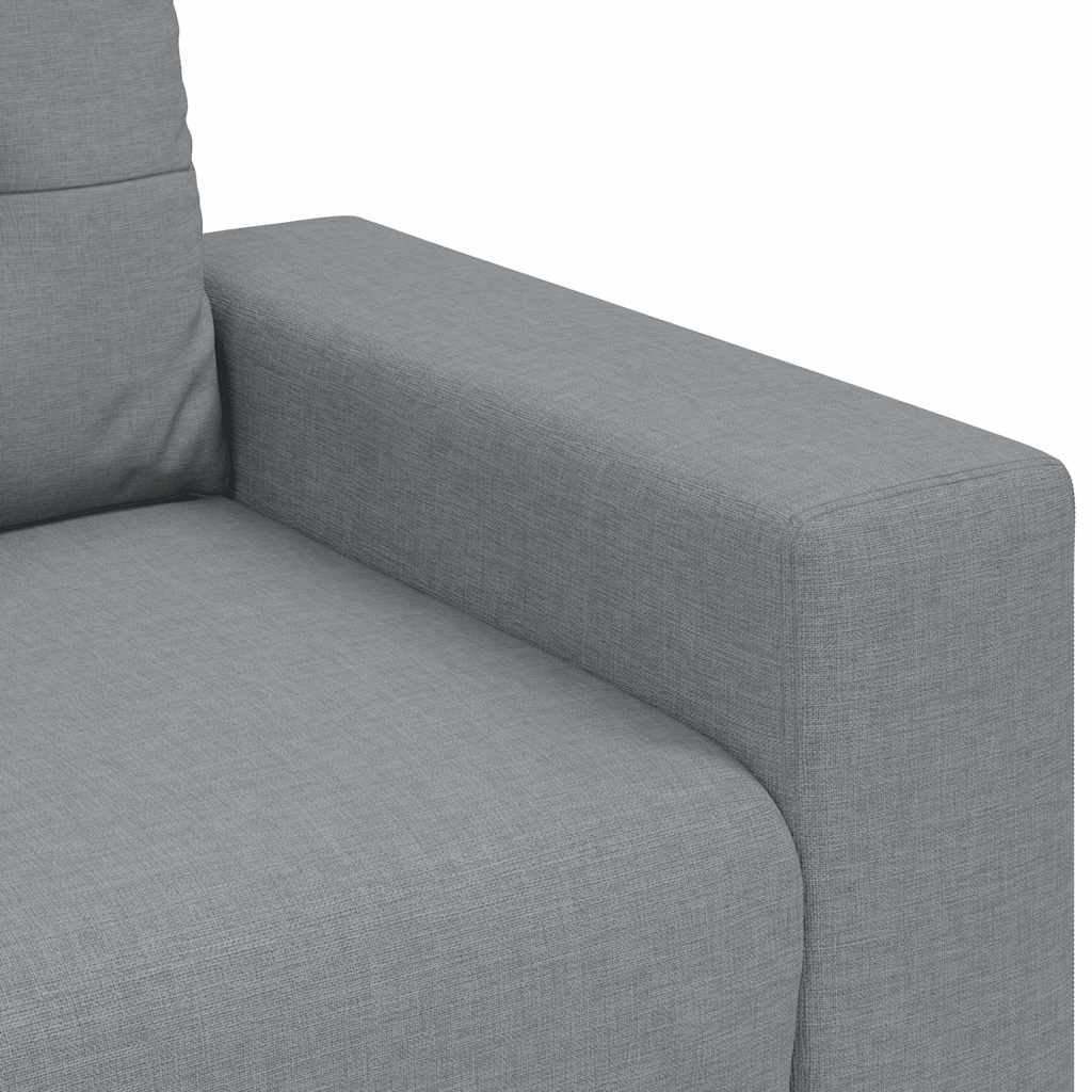 Világosszürke szövet kanapéfotel 59 cm