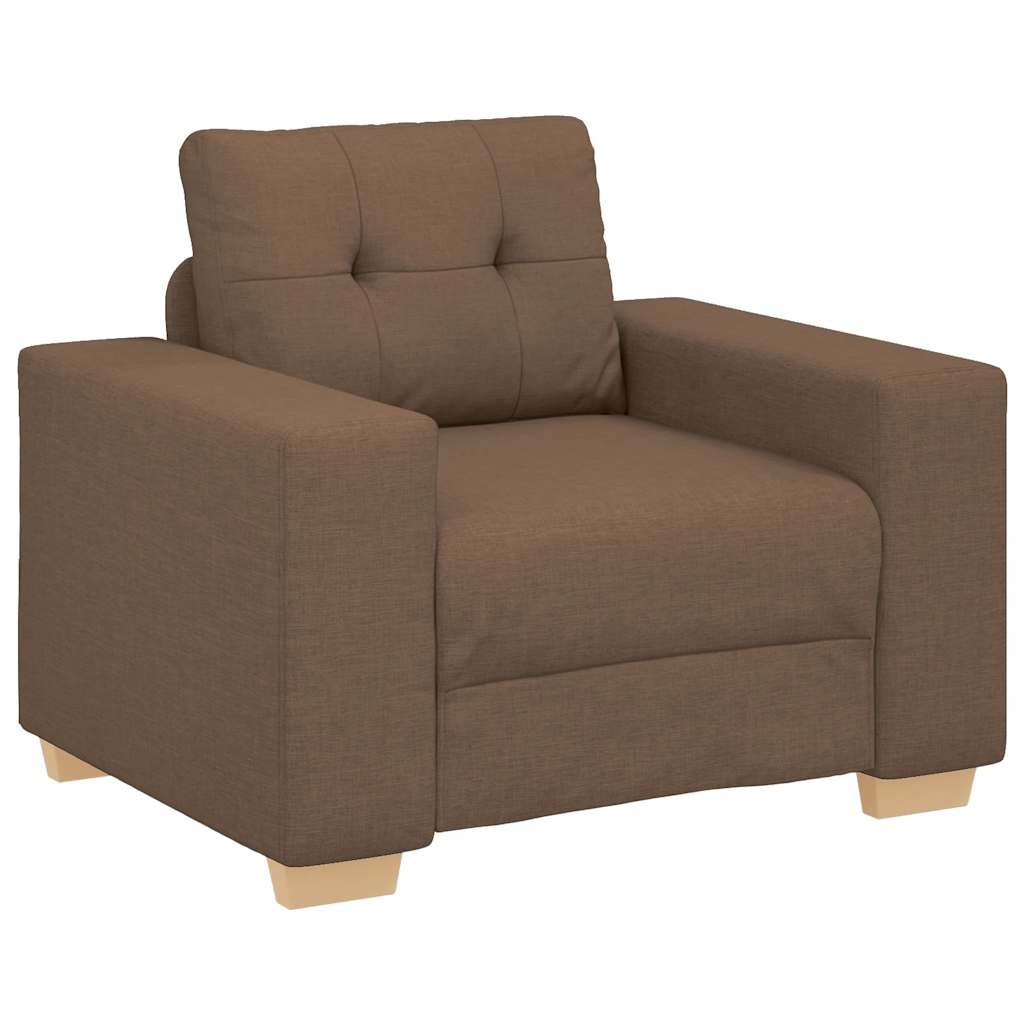 Barna szövet kanapéfotel 59 cm