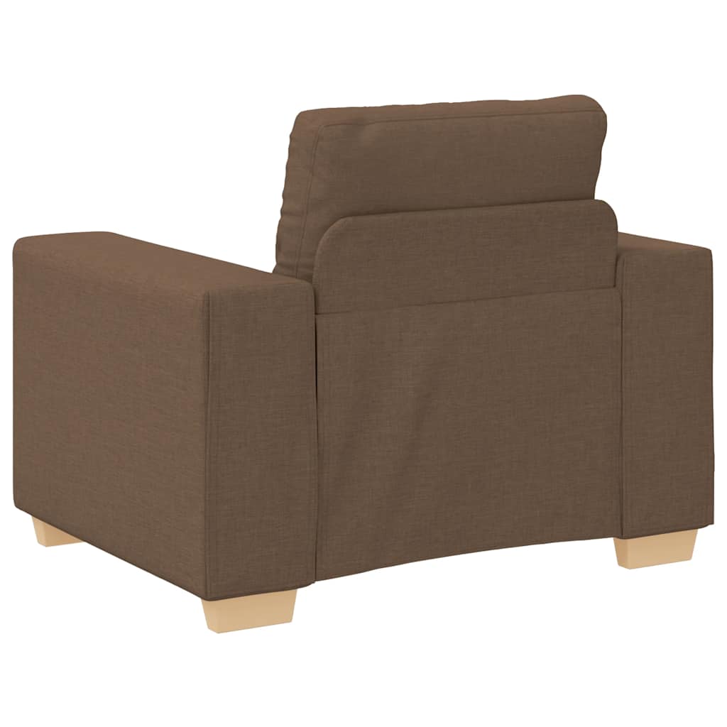 Barna szövet kanapéfotel 59 cm