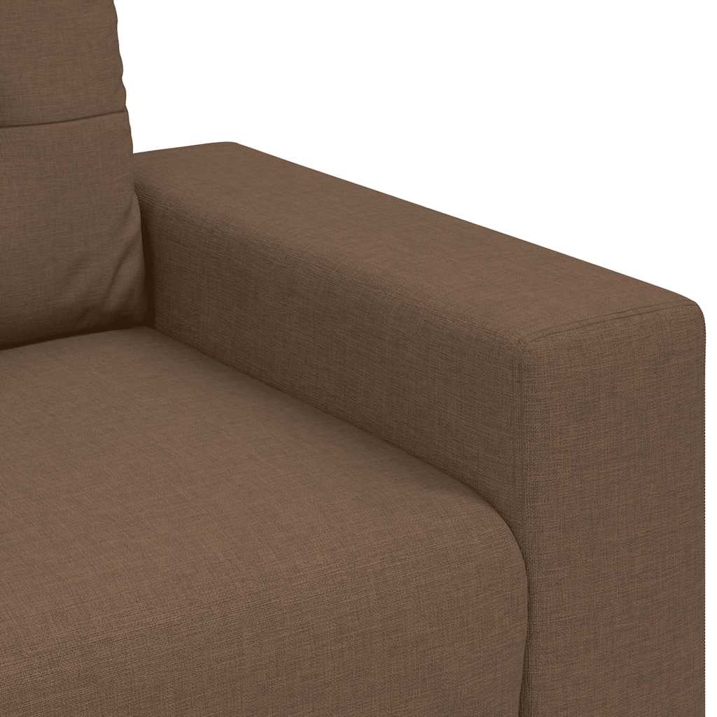 Barna szövet kanapéfotel 59 cm