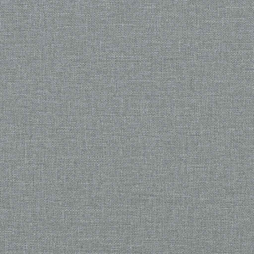 Világosszürke szövet loveseat kanapé 120 cm