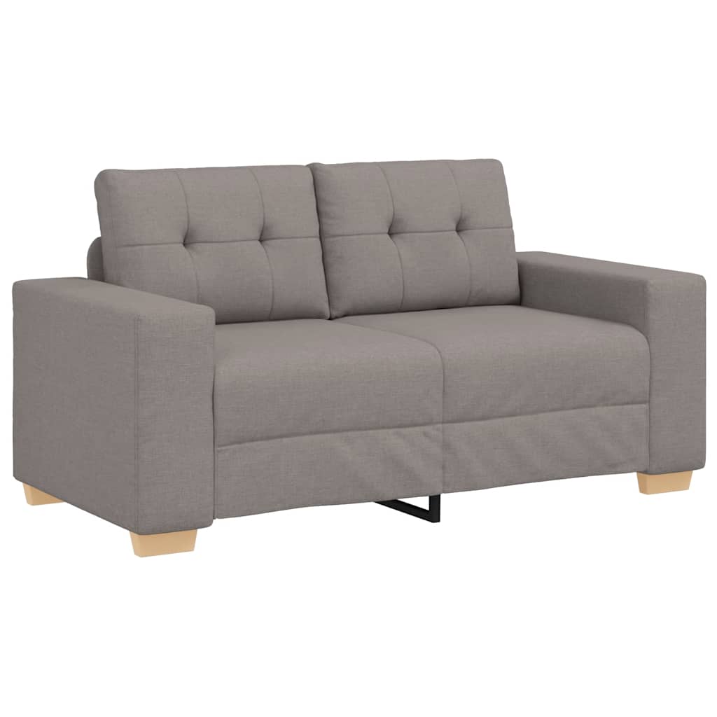 Tópszínű szövet loveseat kanapé 120 cm