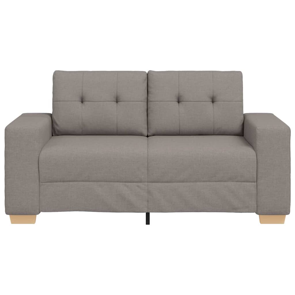 Tópszínű szövet loveseat kanapé 120 cm