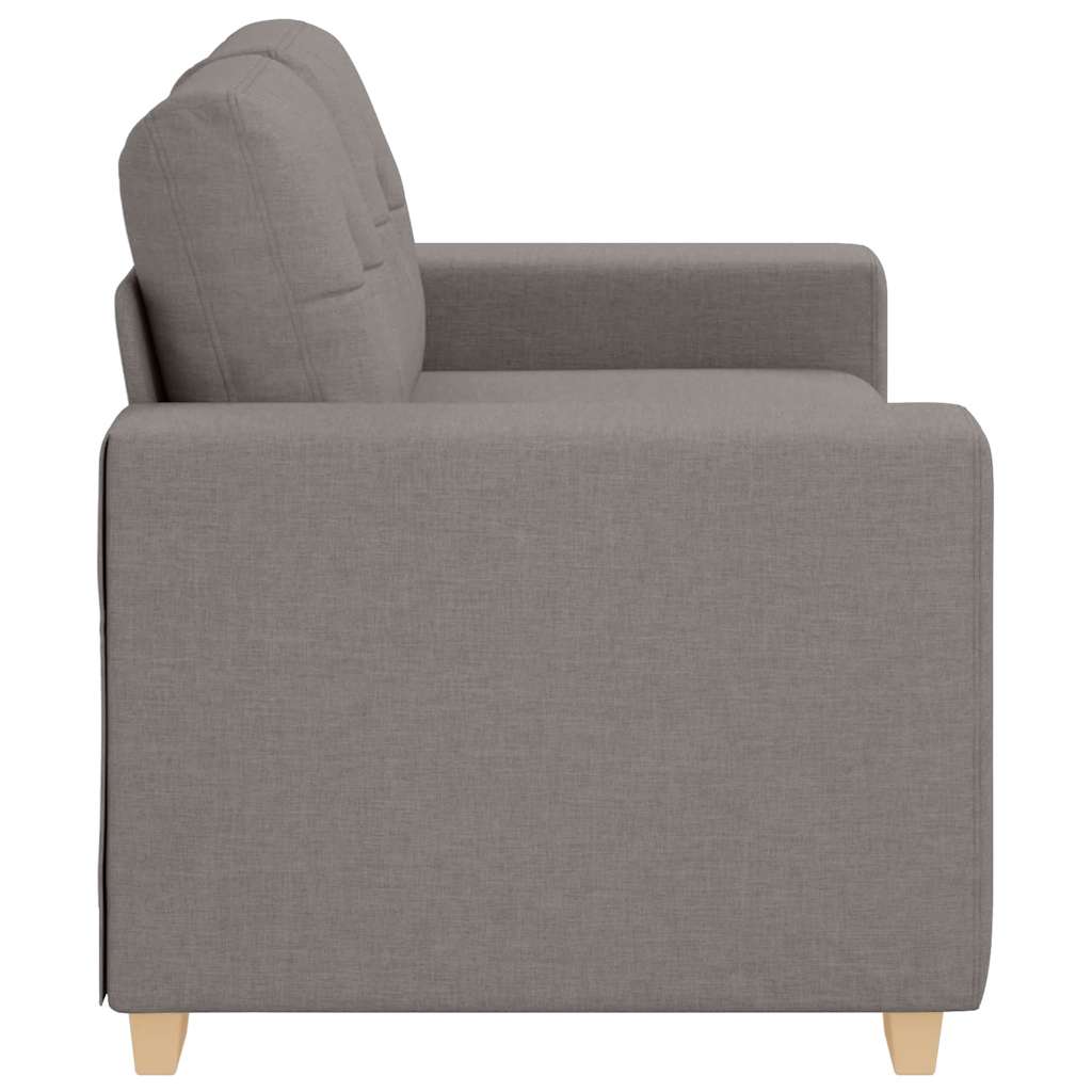 Tópszínű szövet loveseat kanapé 120 cm