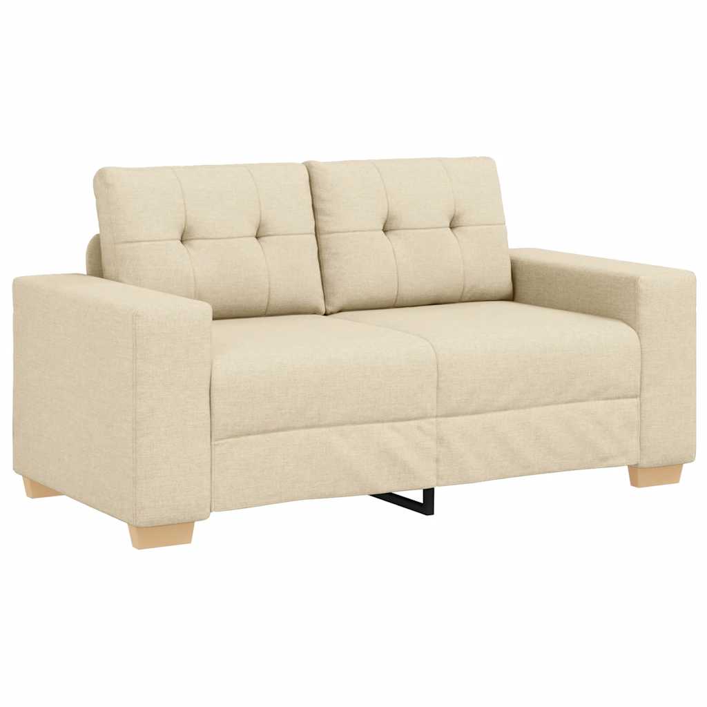 Krém szövet loveseat kanapé 120 cm