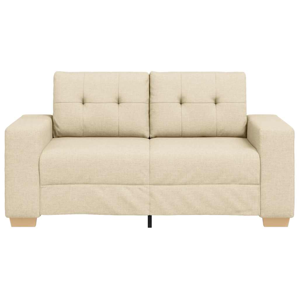 Krém szövet loveseat kanapé 120 cm