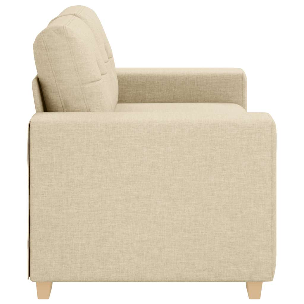 Krém szövet loveseat kanapé 120 cm