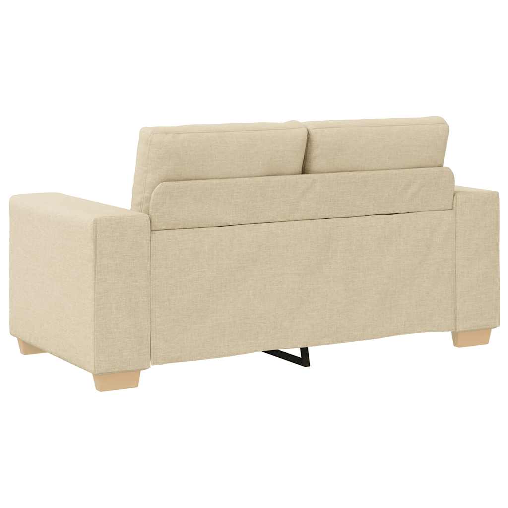 Krém szövet loveseat kanapé 120 cm