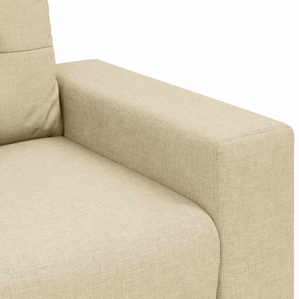 Krém szövet loveseat kanapé 120 cm