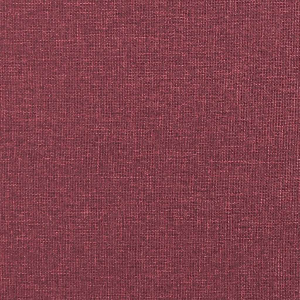 Borvörös szövet loveseat kanapé 140 cm Borvörös szövet loveseat kanapé 140 cm