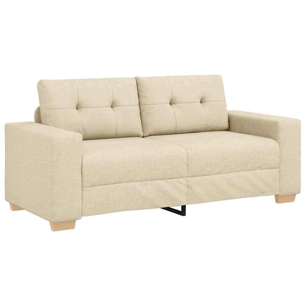 Krém szövet loveseat kanapé 140 cm