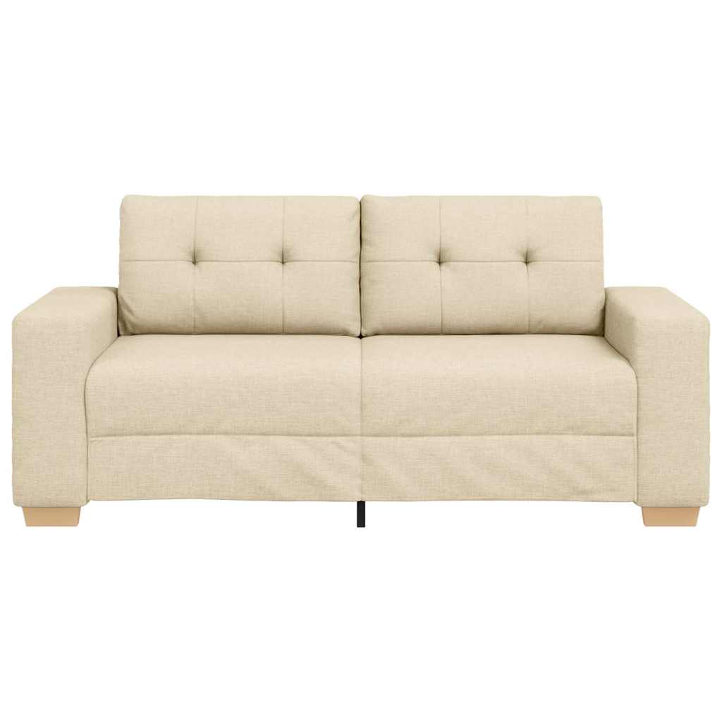 Krém szövet loveseat kanapé 140 cm