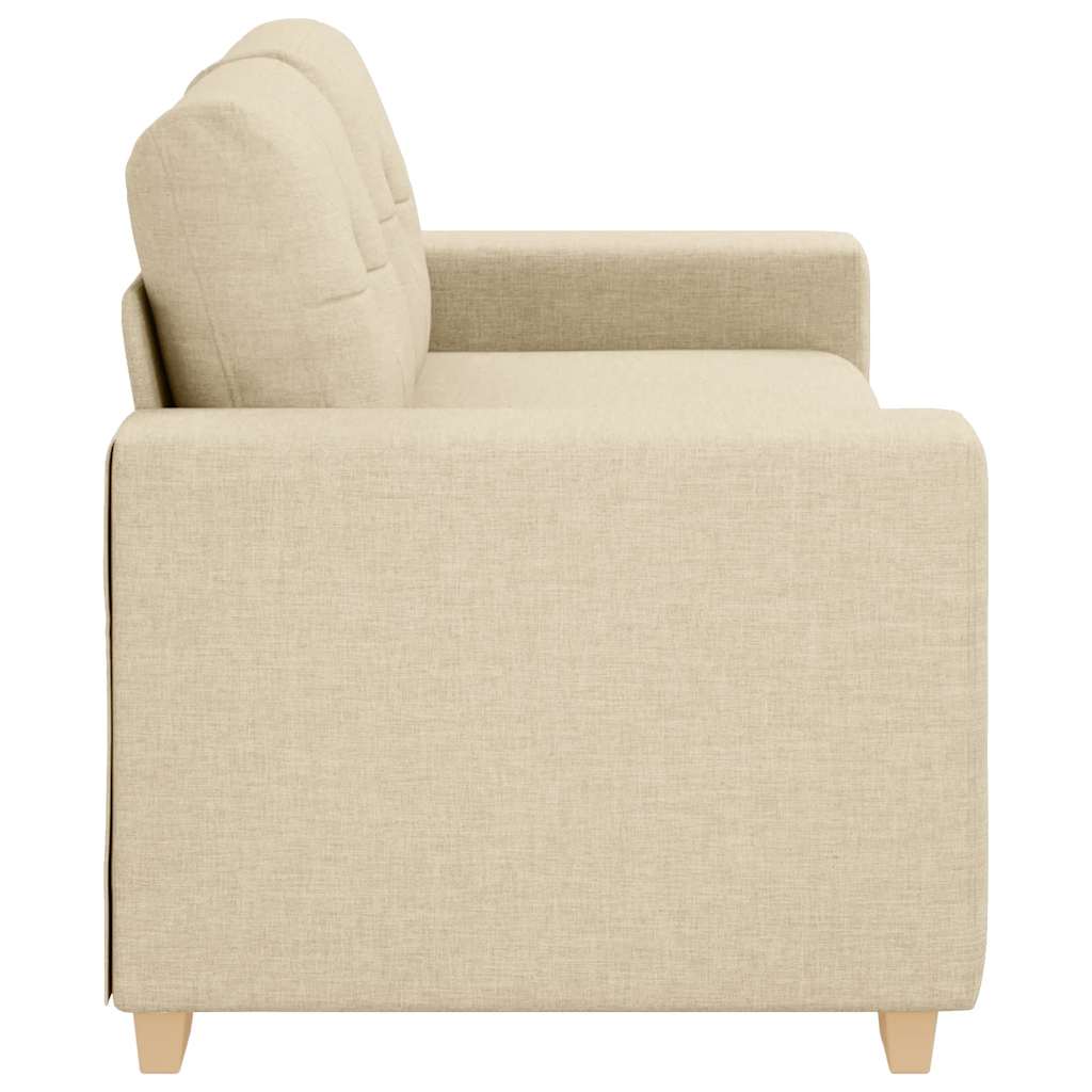 Krém szövet loveseat kanapé 140 cm