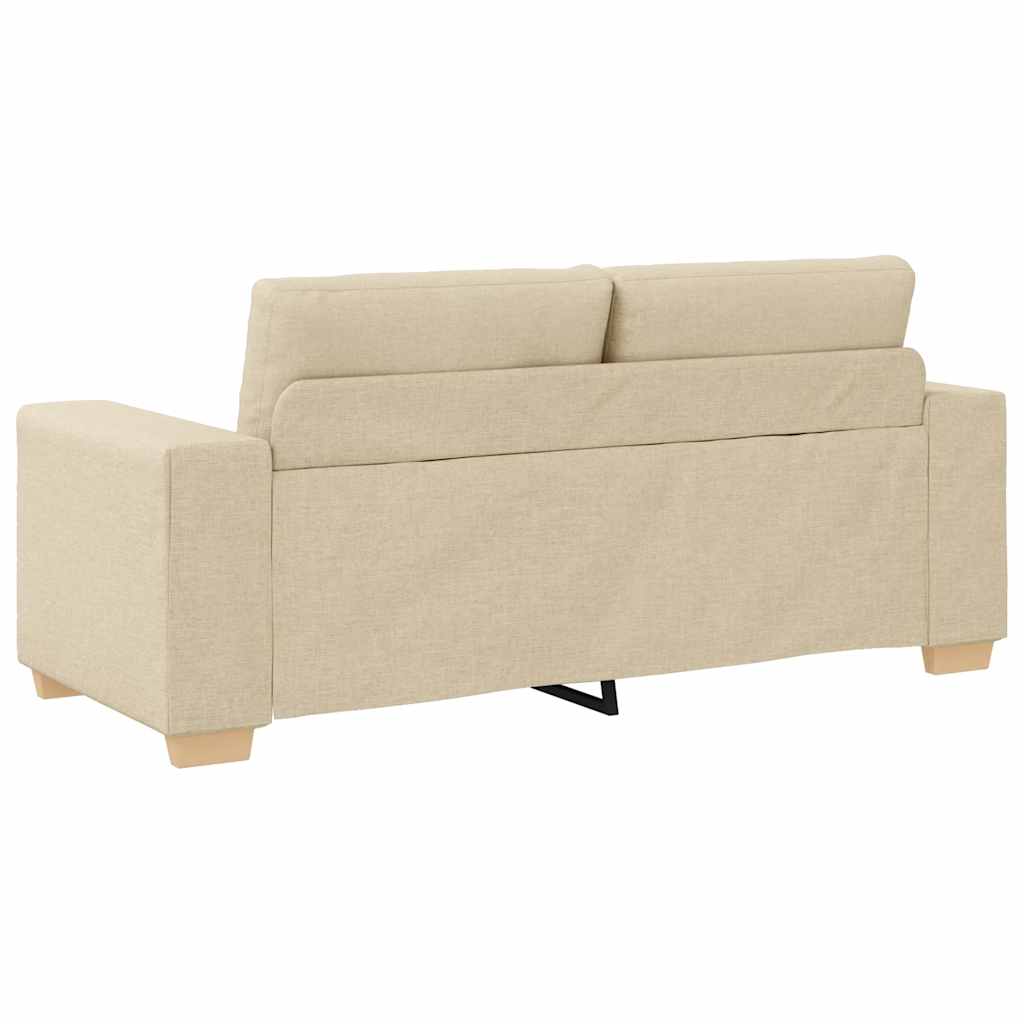 Krém szövet loveseat kanapé 140 cm