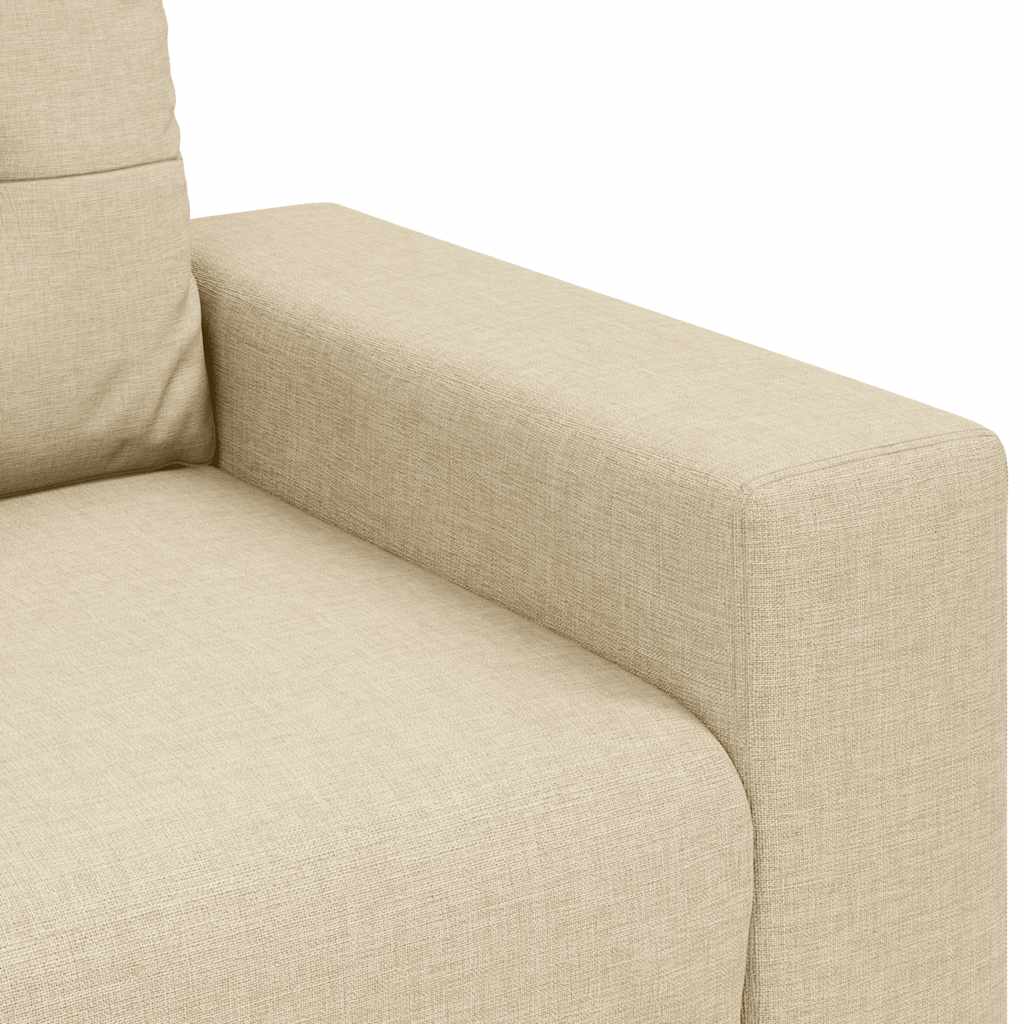 Krém szövet loveseat kanapé 140 cm