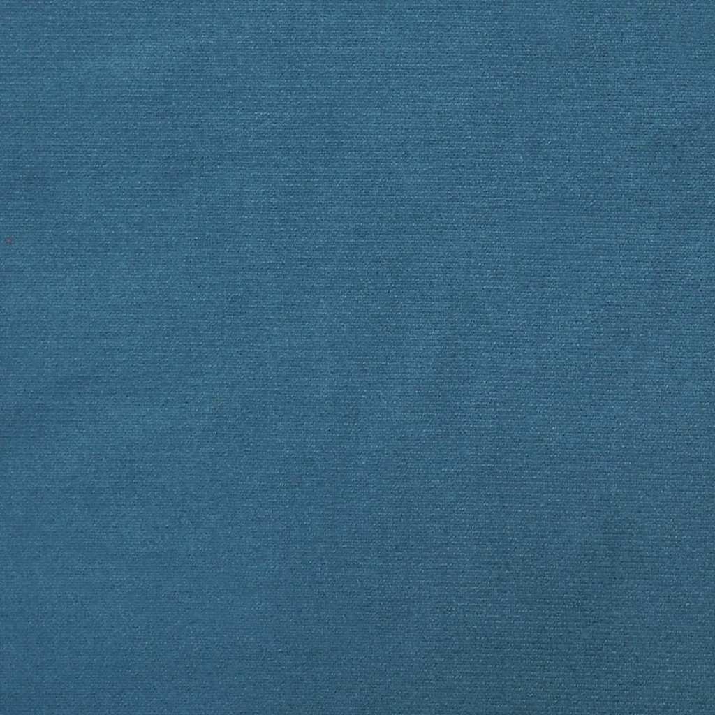 Kék bársony loveseat kanapé 120 cm