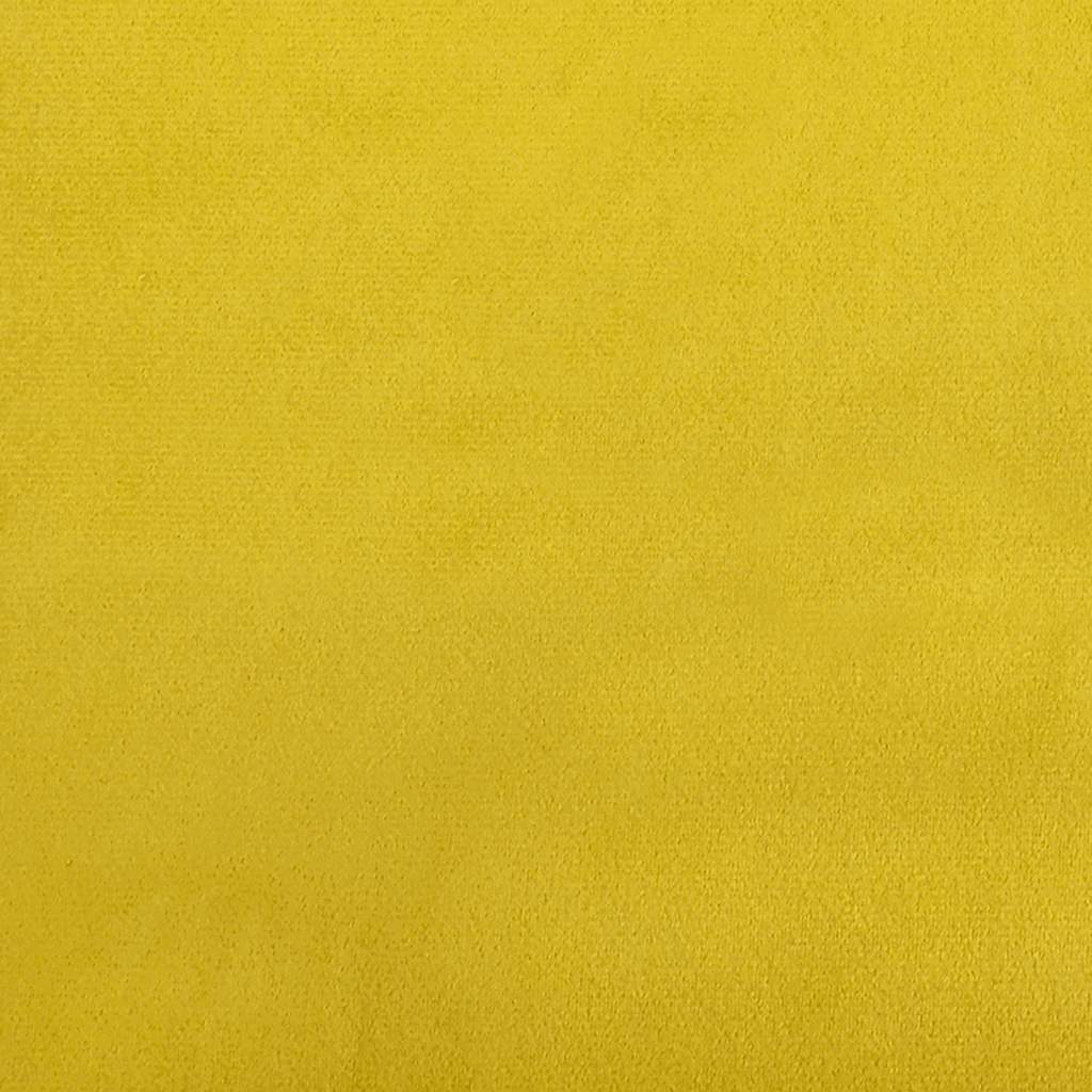 Sárga bársony loveseat kanapé 140 cm Sárga bársony loveseat kanapé 140 cm