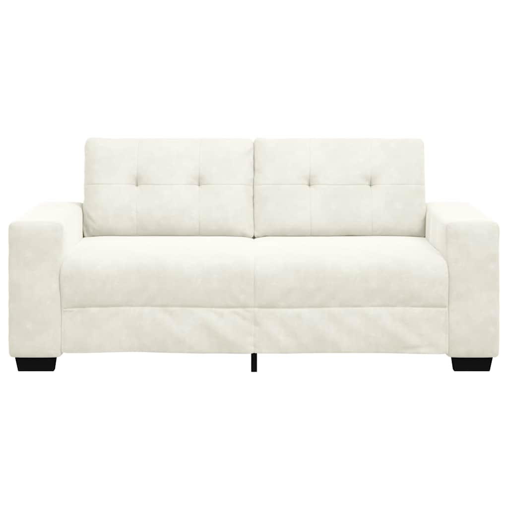 Krém bársony loveseat kanapé 140 cm