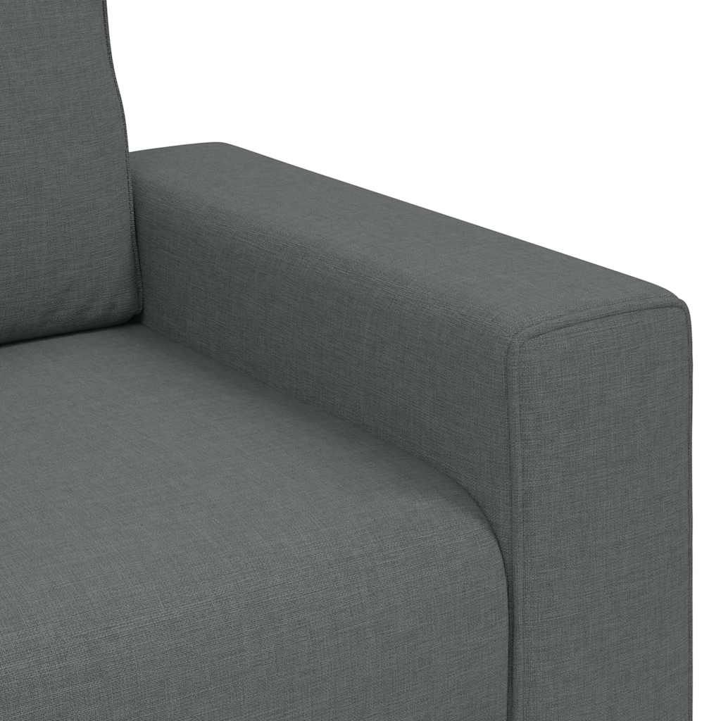 Sötétszürke szövet kanapéfotel 60 cm