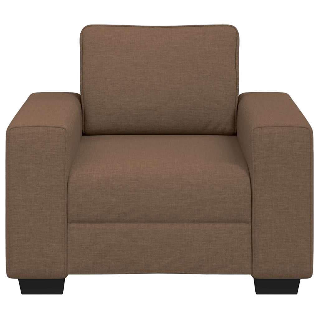 Barna szövet kanapéfotel 60 cm Barna szövet kanapéfotel 60 cm