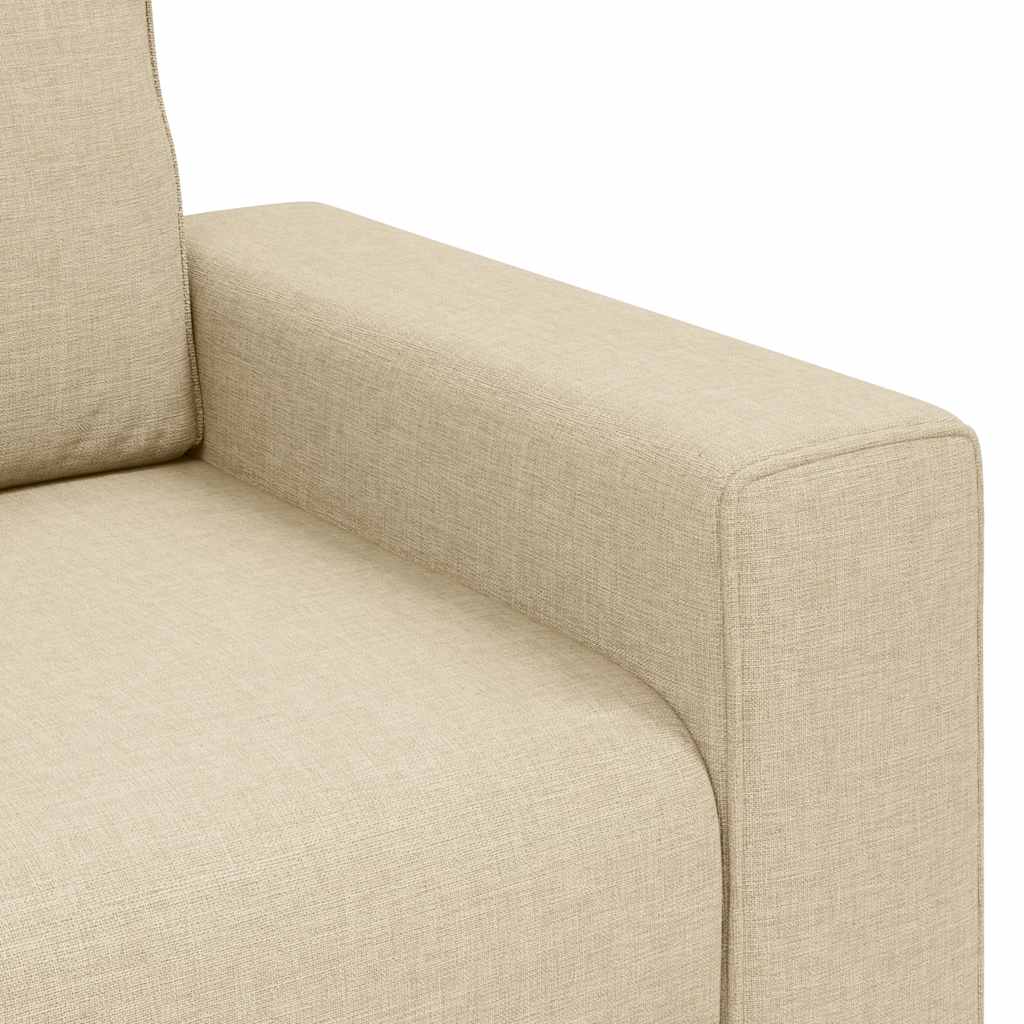 Krémszínű szövet kanapéfotel 60 cm