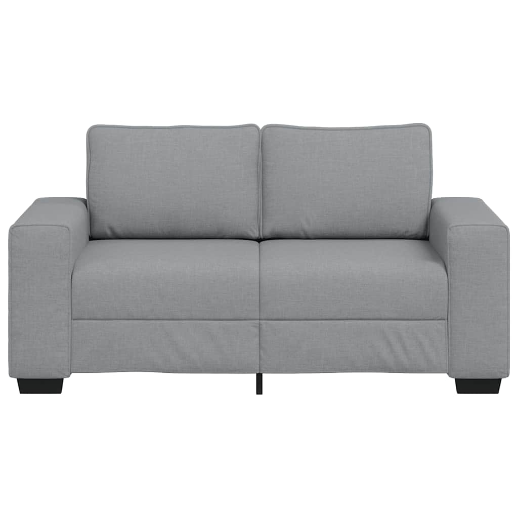 Kétszemélyes világosszürke szövetkanapé 120 cm Kétszemélyes világosszürke szövetkanapé 120 cm