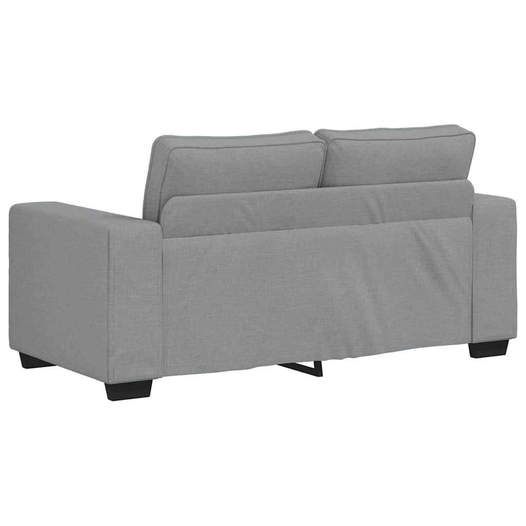 Kétszemélyes világosszürke szövetkanapé 120 cm Kétszemélyes világosszürke szövetkanapé 120 cm