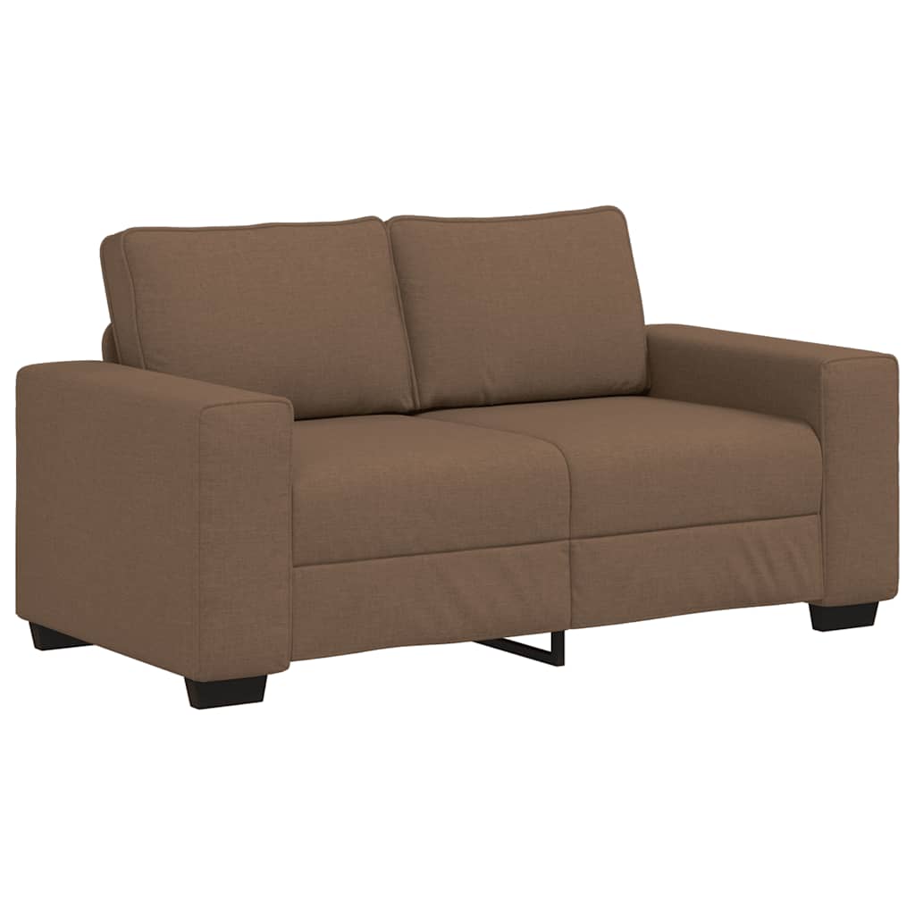 Kétszemélyes barna szövetkanapé 120 cm Kétszemélyes barna szövetkanapé 120 cm