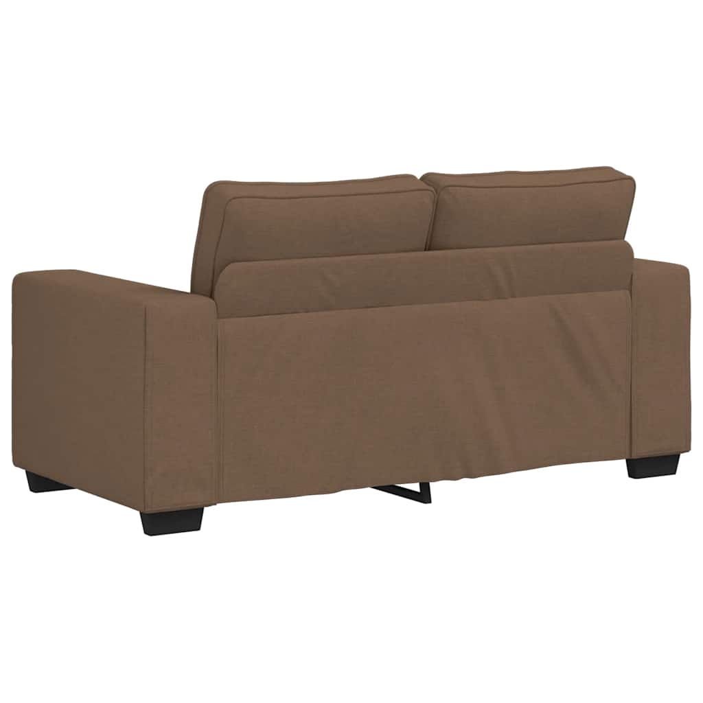 Kétszemélyes barna szövetkanapé 120 cm Kétszemélyes barna szövetkanapé 120 cm