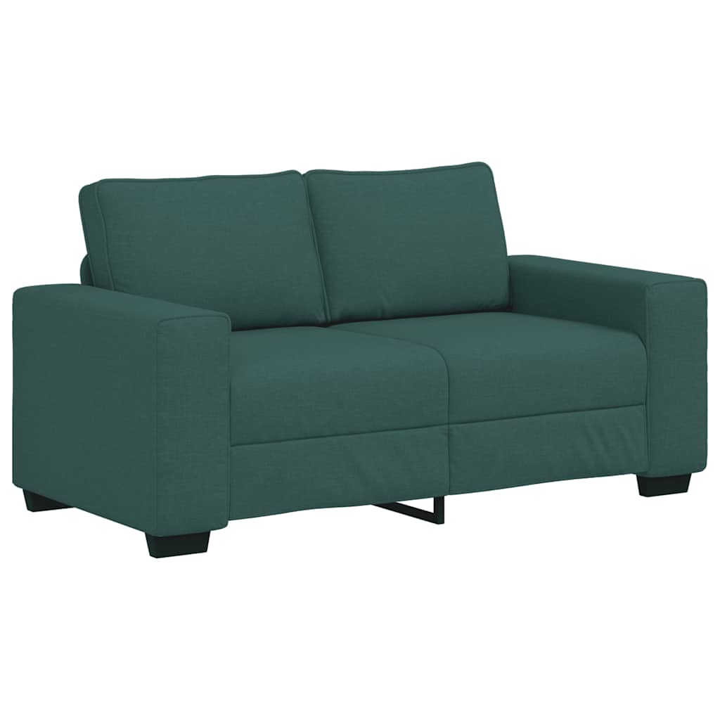 Kétszemélyes sötétzöld szövet kanapé 120 cm Kétszemélyes sötétzöld szövet kanapé 120 cm