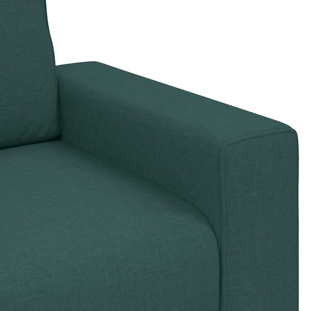 Kétszemélyes sötétzöld szövet kanapé 120 cm Kétszemélyes sötétzöld szövet kanapé 120 cm