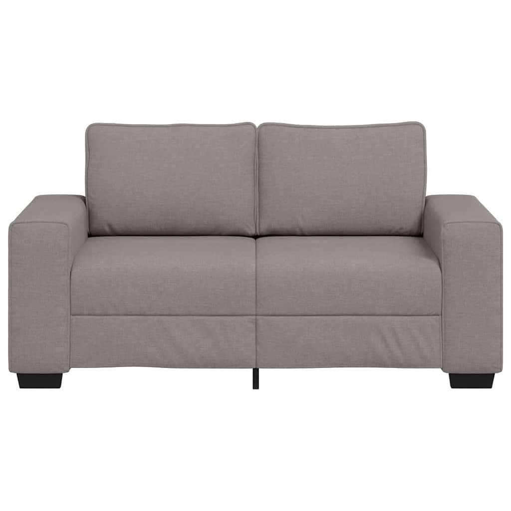 Kétszemélyes fekete szövetkanapé 120 cm Kétszemélyes fekete szövetkanapé 120 cm